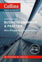 9780007420575 Collins English for Business Int Business Grammar  Practic