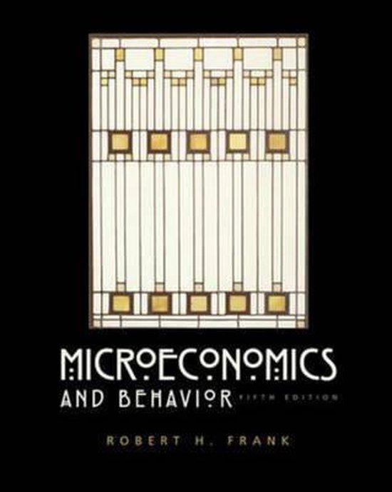 9780071194617 Microeconomics and Behavior