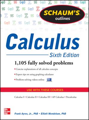 9780071795531 Schaums Outline of Calculus