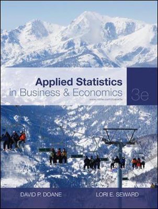 9780073373690 Applied Statistics in Business and Economics