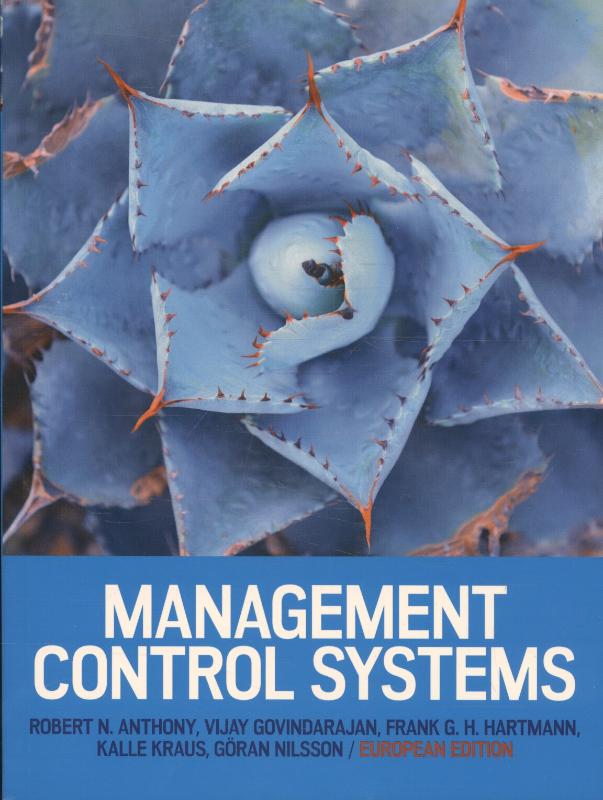 9780077133269 Management Control Systems