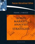 9780136099741 Bond Markets Analysis And Strategies
