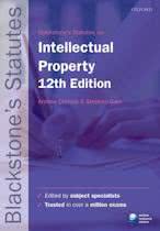 9780198709459 Blackstones Statutes Intellectual Proper