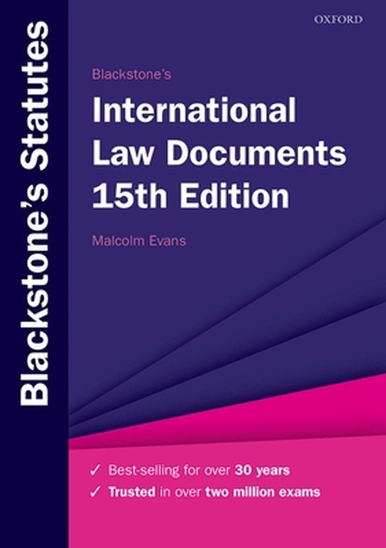 BLACKSTONES INTERNATIONAL LAW DOCUMENTS