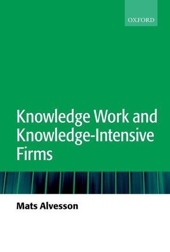 9780199268863-Knowledge-Work-and-Knowledge-Intensive-Firms