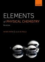 9780199608119 Elements Of Physical Chemistry 6th