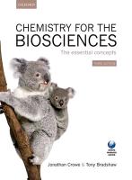 9780199662883 Chemistry for the Biosciences