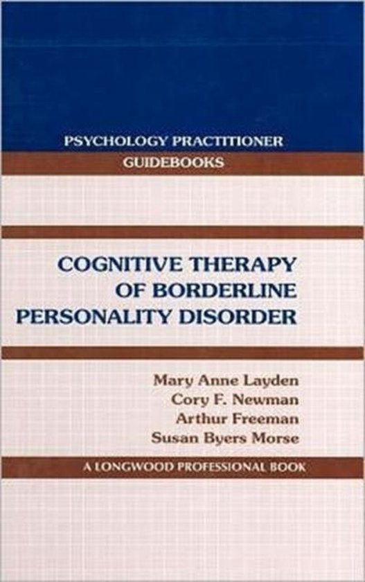 9780205148073-Cognitive-Therapy-Of-Borderline-Personality-Disorder