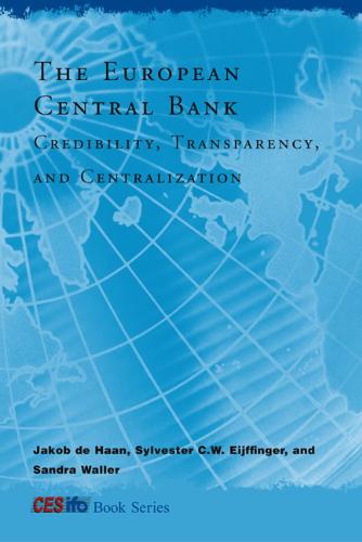 9780262042260 The European Central Bank