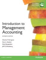 9780273790679 Introduction to Management Accounting Plus MyAccountingLab with Pearson Etext