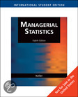 9780324569551 Managerial Statistics International Edition with CDROM