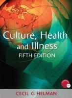 Culture Health And Illness