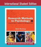 9780393643602 Research Methods in Psychology