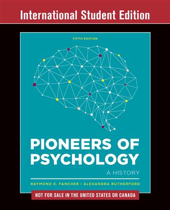 9780393644098 Pioneers of Psychology