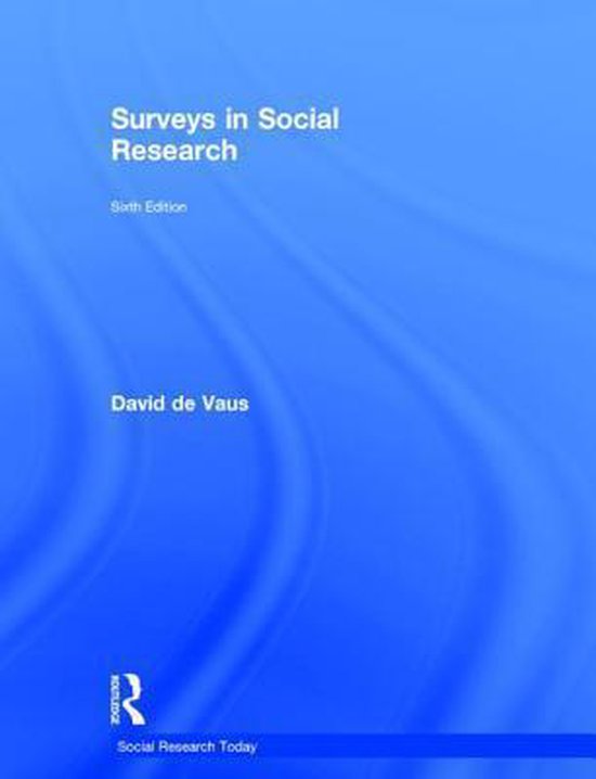 Surveys In Social Research