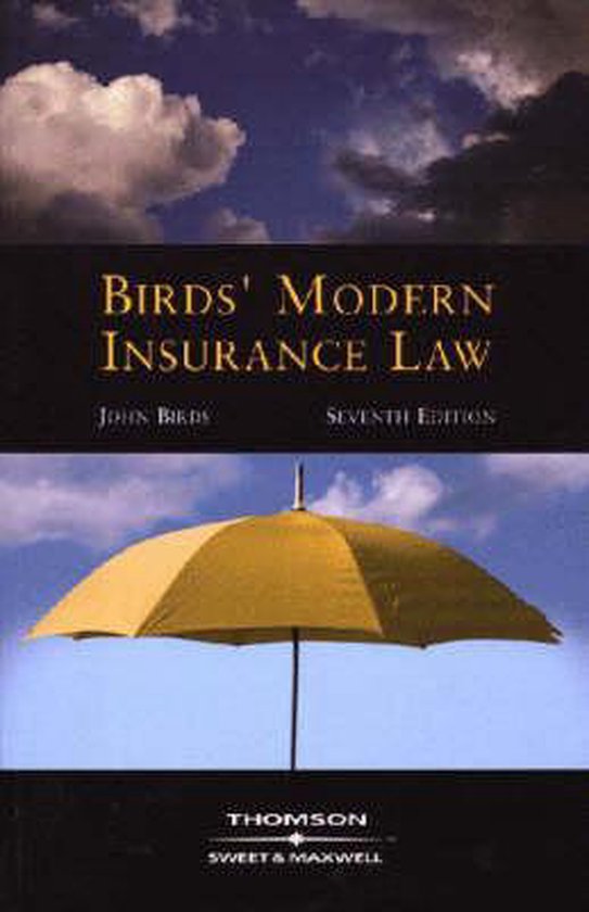 9780421960503-Birds-Modern-Insurance-Law