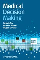 9780470658666 Medical Decision Making 2nd Edition