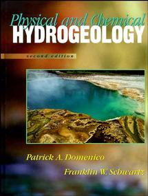 9780471597629 Physical and Chemical Hydrogeology