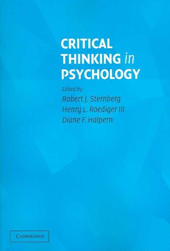 9780521608343 Critical Thinking in Psychology