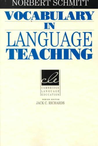 9780521669382 Vocabulary in Language Teaching
