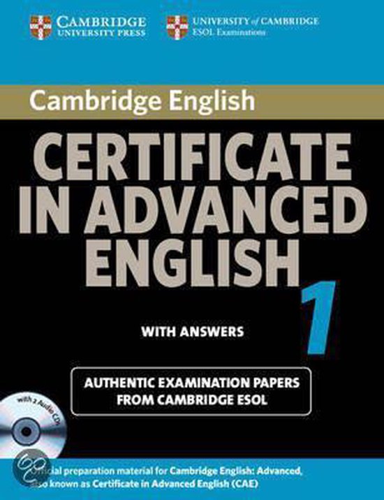 9780521714433 Cambridge Certificate In Advanced English 1 For Updated Exam SelfStudy Pack