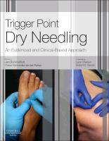 9780702046018 Trigger Point Dry Needling