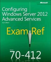 9780735673618 Configuring Advd Windows Serv 2012