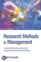 9780750662123 Research Methods in Management