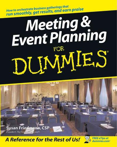 9780764538599 Meeting and Event Planning for Dummi