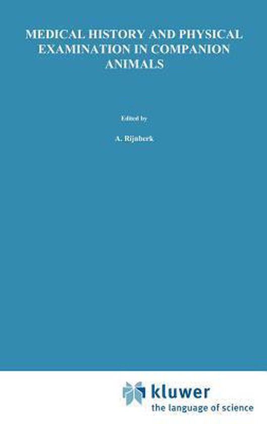 9780792330370 Medical History And Physical Examination In Companion Animals