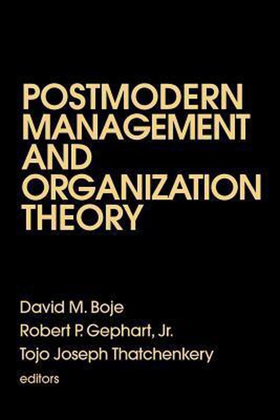 9780803970052-Postmodern-Management-and-Organization-Theory
