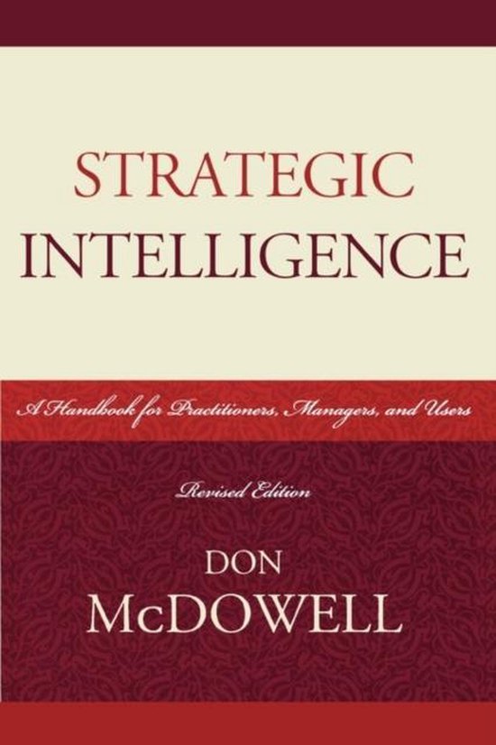 9780810861848 Strategic Intelligence