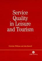 9780851995410 Service Quality in Leisure and Touri