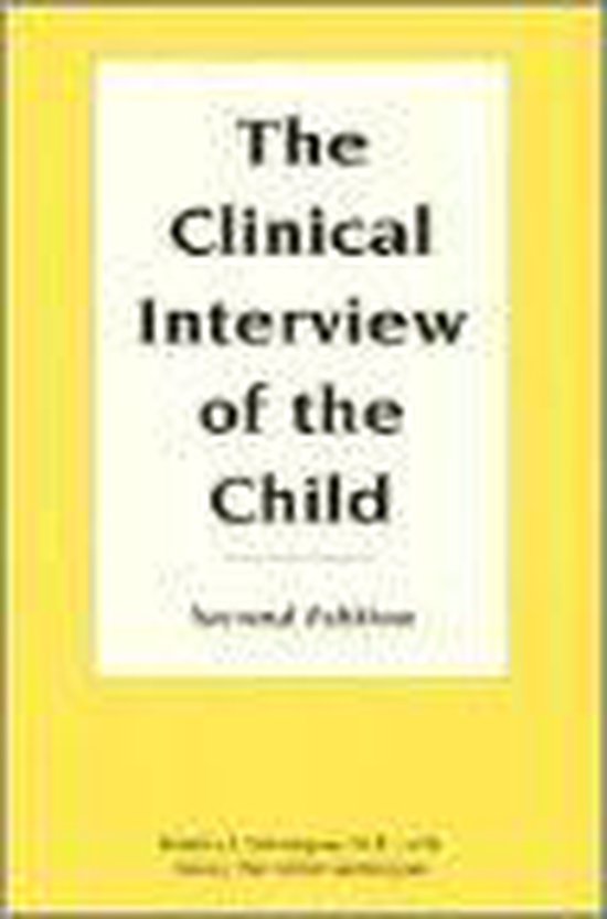 9780880487245 Clinical Interview of the Child