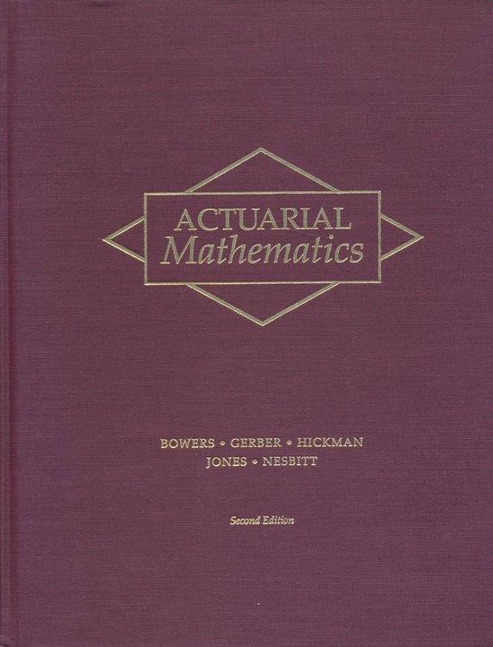 9780938959465 Actuarial Mathematics