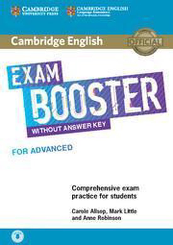 9781108349079 Cambridge English Exam Booster  Adv Without Key  audio
