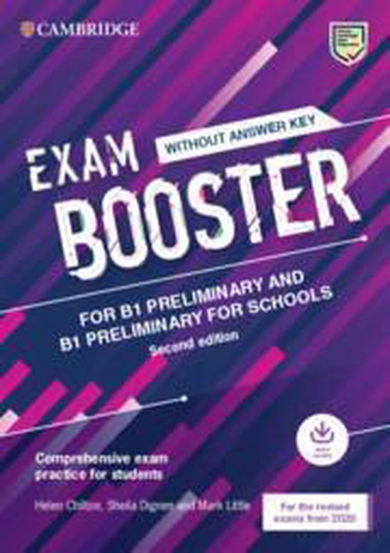 9781108682190 Exam Booster for B1 Preliminary and B1 Preliminary for Schoo