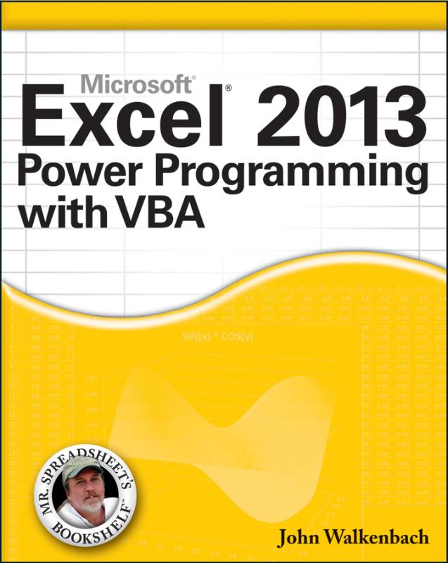 9781118490396 Excel 2013 Power Programming with VBA