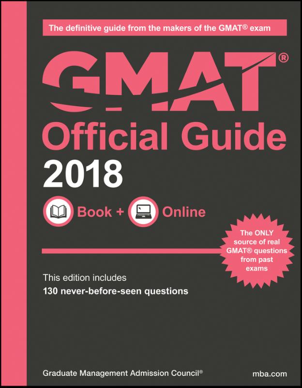 9781119387473 GMAT Official Guide 2018