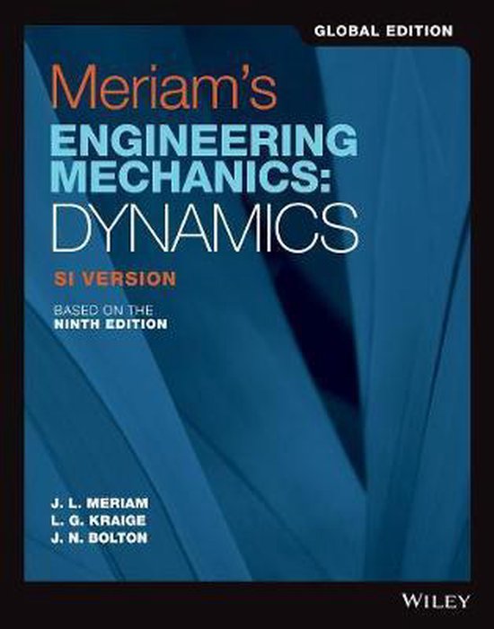 9781119665281 Meriams Engineering Mechanics