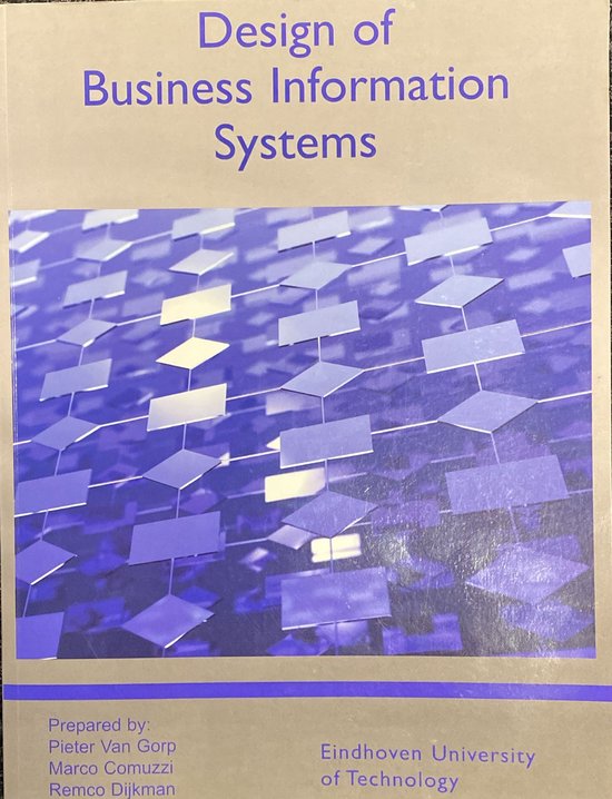 9781121076778 Design of business information systems