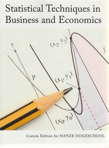 9781121678651 Statistical Techniques In Business And Economics Custom Reader For Hanze