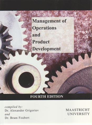 9781121844513 Management of Operations and Product Development Custom