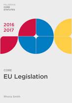 9781137606648 Core EU Legislation 201617
