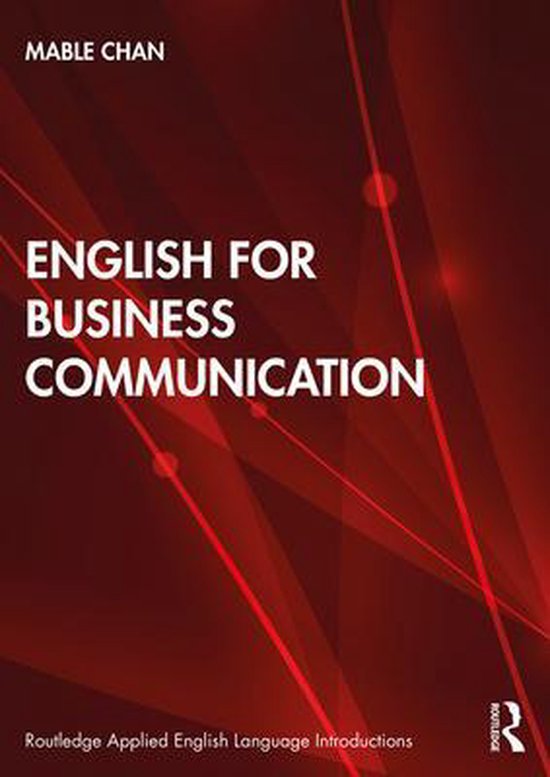 9781138481688 Routledge Applied English Language Introductions English for Business Communication