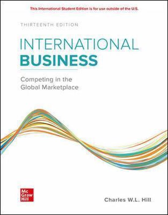 9781260575866 ISE International Business Competing in the Global Marketplace