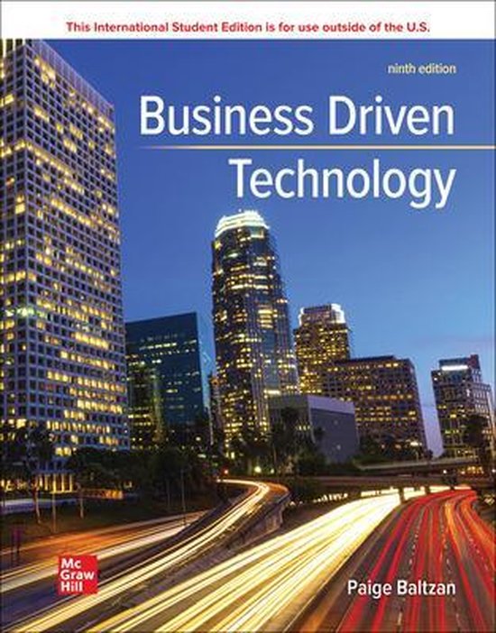 9781265361686 ISE Business Driven Technology