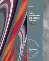 9781285056357 Finite Math and Applied Calculus