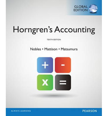 9781292074771-Horngrens-Accounting-with-MyAccountingLab-Global-Edition