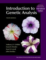 9781429276344 Introduction to Genetic Analysis